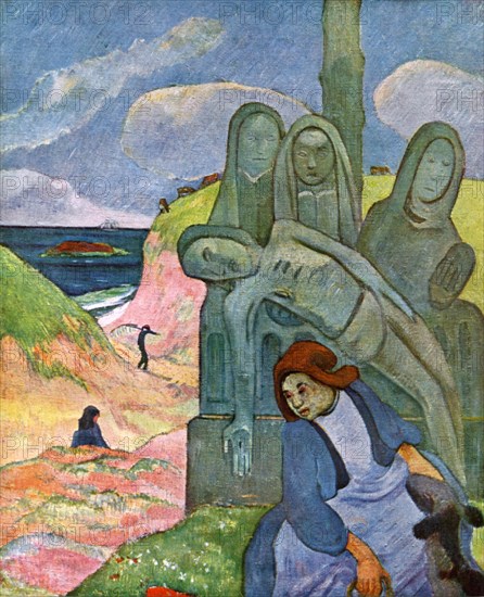 'The Green Christ', 1889 (1939).Artist: Paul Gauguin