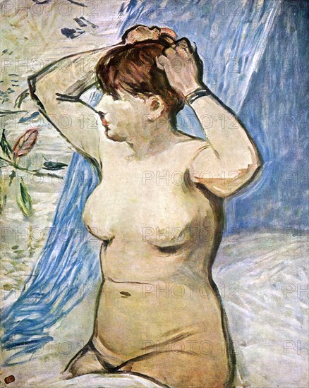 'A Study of the Nude', 1879 (1938).Artist: Edouard Manet