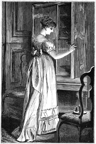 Scene from Jane Austen's Northanger Abbey. Artist: Unknown