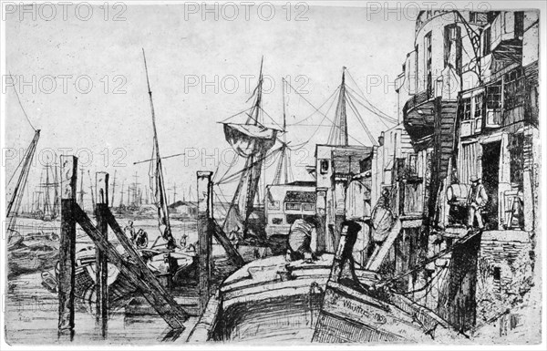 'Limehouse', 19th century (1904).Artist: James Abbott McNeill Whistler