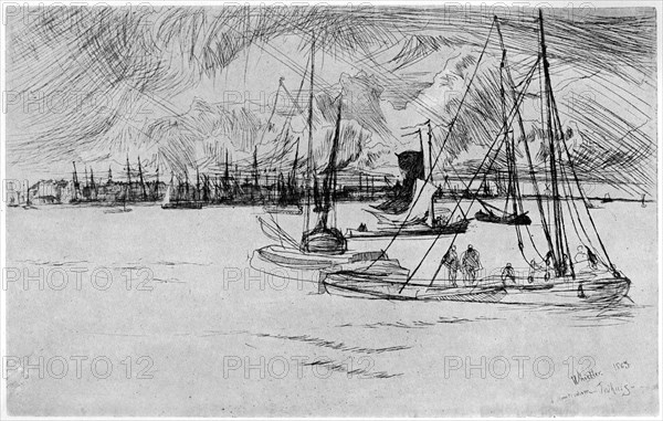 'Amsterdam', 19th century (1904).Artist: James Abbott McNeill Whistler