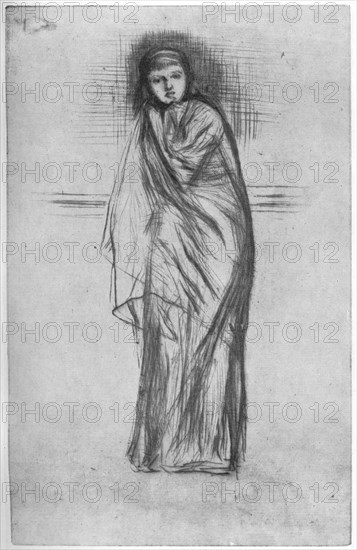 'The Model Resting', 19th century (1904).Artist: James Abbott McNeill Whistler