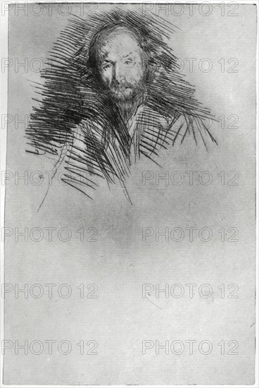 'Swinburne', 19th century (1904).Artist: James Abbott McNeill Whistler