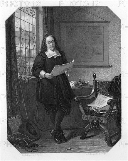 Johan de Witt, Dutch statesman, 1654, (c1870).Artist: JH Rennefeld