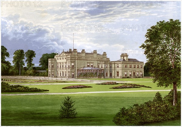 Dalton Hall, near Beverley, Yorkshire, home of Lord Hotham, c1880. Artist: Unknown