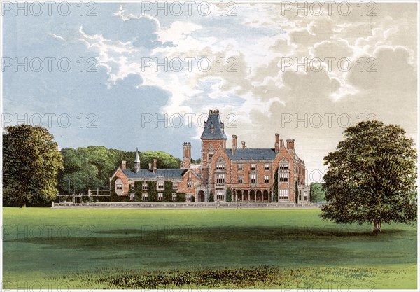 Hemsted Park, near Staplehurst, Kent, home of Viscount Cranbrook, c1880. Artist: Unknown