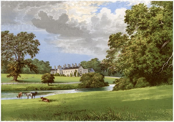 Castle MacGarrett, County Mayo, Ireland, home of Lord Oranmore, c1880. Artist: Unknown