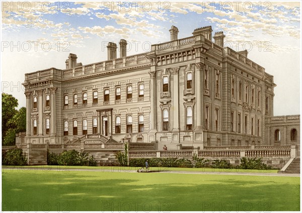 Heythrop, Oxfordshire, home of the Brassey family, c1880. Artist: Unknown