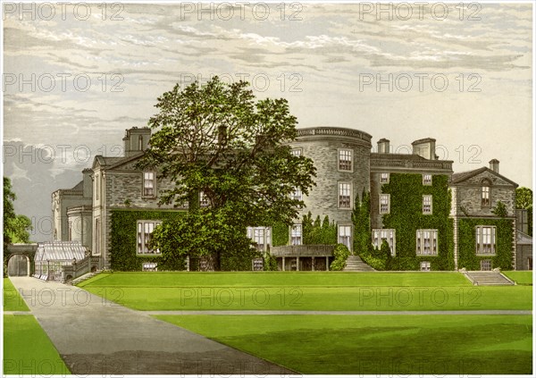 Galloway House, Wigtownshire, Scotland, home of the Earl of Galloway, c1880. Artist: Unknown