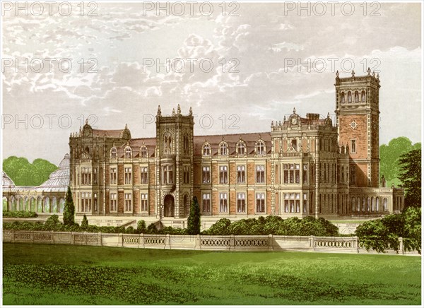 Somerleyton, Suffolk, home of Baronet Crossley, c1880. Artist: Unknown