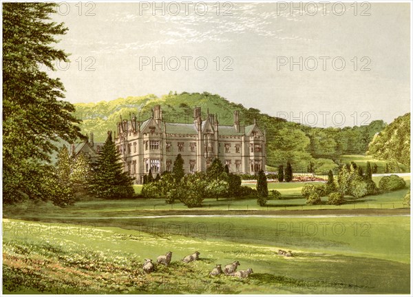 Mamhead, Devon, home of Baronet Newman, c1880. Artist: Unknown