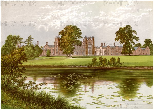 Capesthorne, Cheshire, home of the Davenport family, c1880. Artist: Unknown