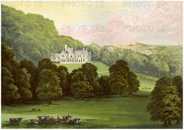 Philiphaugh, Selkirkshire, Scotland, home of Baronet Murray, c1880. Artist: Unknown
