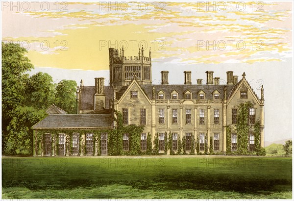 Melbury House, Dorset, home of the Earl of Ilchester, c1880. Artist: Unknown