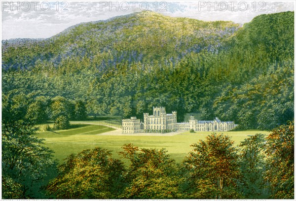 Taymouth Castle, Perthshire, Scotland, home of the Earl of Breadalbane, c1880. Artist: Unknown