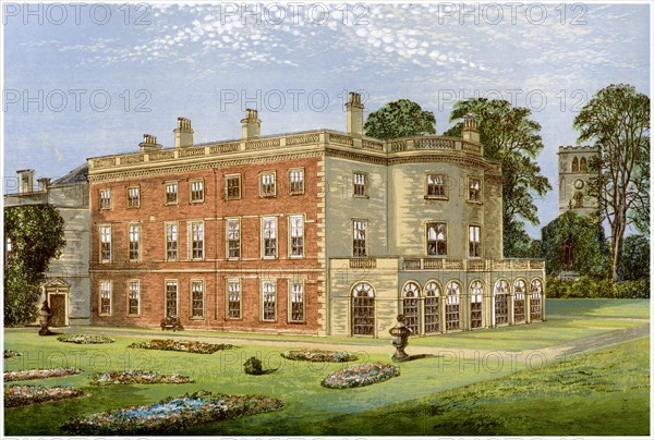 Clifton Hall, Nottinghamshire, home of Baronet Clifton, c1880. Artist: Unknown