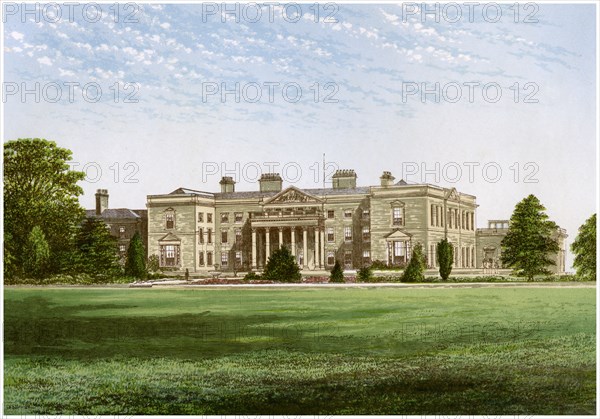 Gopsal Hall, Leicestershire, home of Lord Howe, c1880. Artist: Unknown