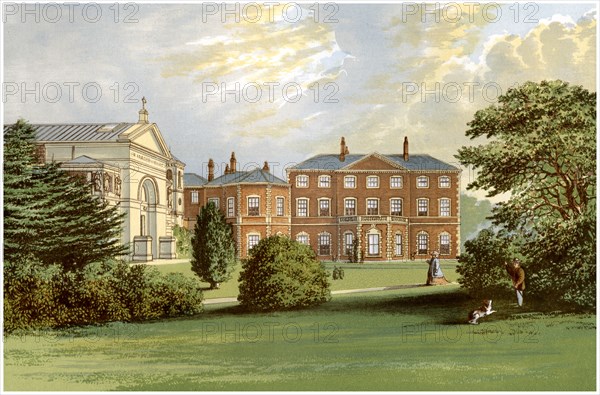 Everingham Park, Yorkshire, home of Lord Herries, c1880. Artist: Unknown