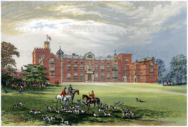 Burton Constable, Yorkshire, home of Baronet Constable, c1880. Artist: Unknown