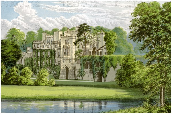 Guy's Cliffe, Warwickshire, home of the Percy family, c1880. Artist: Unknown