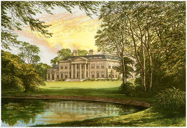 Broadlands, Hampshire, home of the Cowper-Temple family, c1880. Artist: Unknown