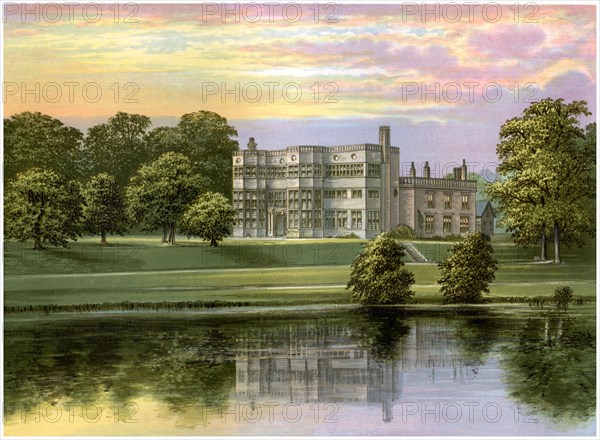 Astley Hall, Lancashire, home of Baronet de Hoghton, c1880. Artist: Unknown