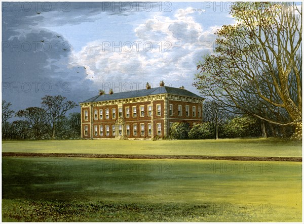 Beningbrough Hall, Yorkshire, home of the Dawnay family, c1880. Artist: Unknown