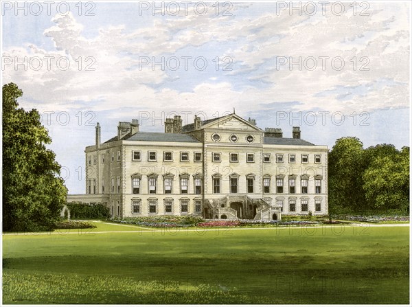 Lathom House, Lancashire, home of Lord Skelmersdale, c1880. Artist: Unknown