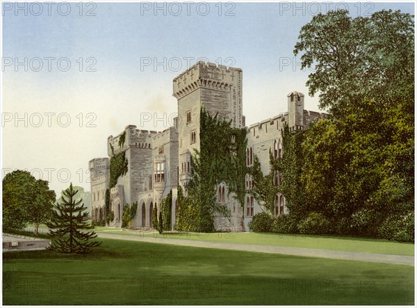 Downton Castle, Herefordshire, home of Baronet Boughton, c1880. Artist: Unknown