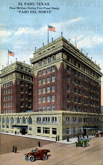 Paso del Norte Hotel, El Paso, Texas, USA, c1916. Artist: Unknown