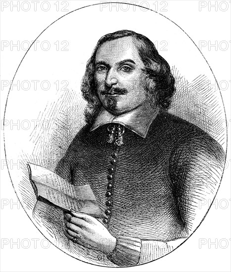 Edward Winslow, English Puritan American colonist, 17th century (c1880). Artist: Unknown