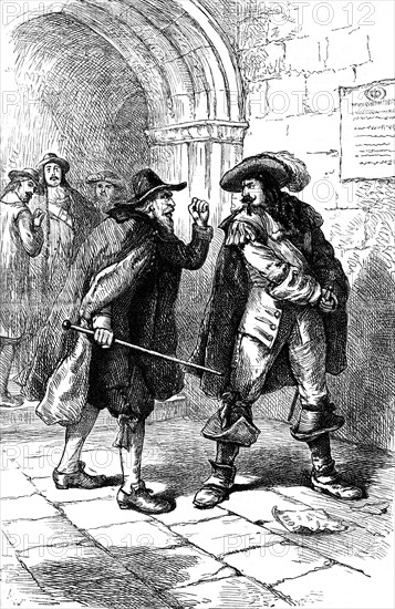 Randolph threatened, c17th century (c1880). Artist: Unknown