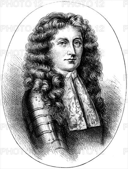 Sir Edmund Andros, English colonial governor in America, 17th century (c1880). Artist: Unknown