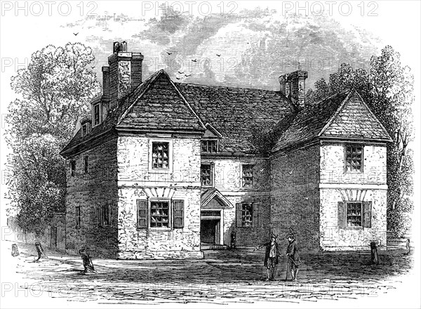 William Penn's House, Philadelphia, Pennsylvania, late 17th-early 18th century (c1880). Artist: Whymper