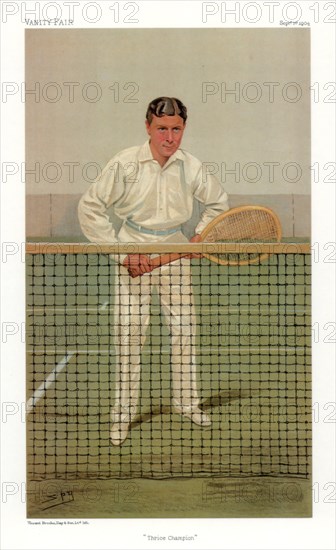 'Thrice Champion', 1904.Artist: Spy