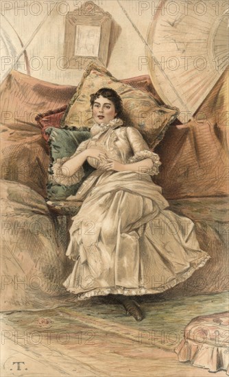 The Countess of Dalhousie, 1883. Artist: Unknown