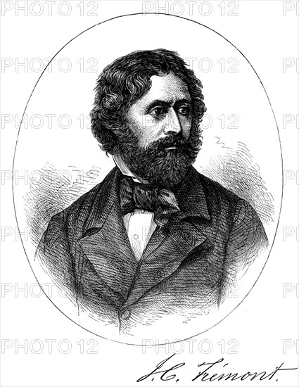 John C Fremont, American soldier, explorer and presidential candidate, (c1880). Artist: Unknown