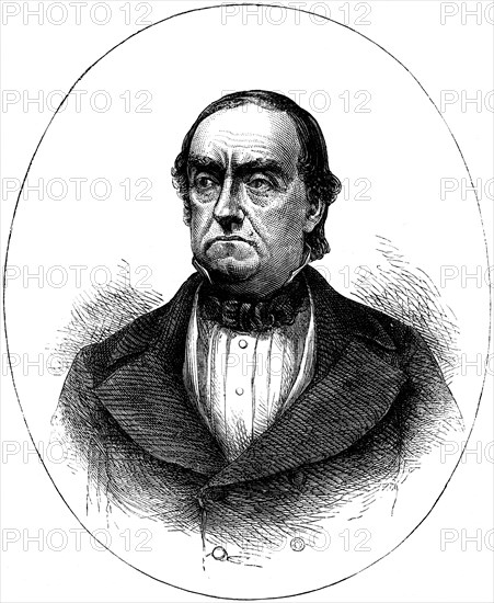 Lewis Cass, American soldier, statesman and historian, (c1880). Artist: Unknown