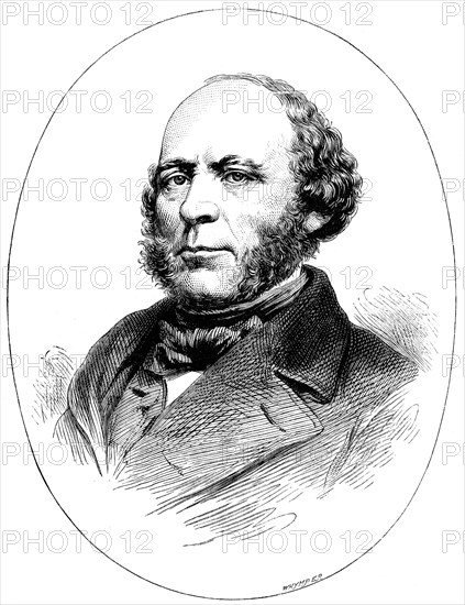 John Ericsson, Swedish-born American engineer and inventor, (c1880).Artist: Whymper