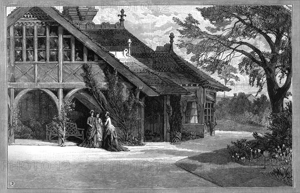 The Dairy, Sandringham, Norfolk, 1887. Artist: Unknown