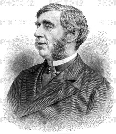George Joachim Goschen, Chancellor of the Exchequer, 1887.Artist: R Taylor