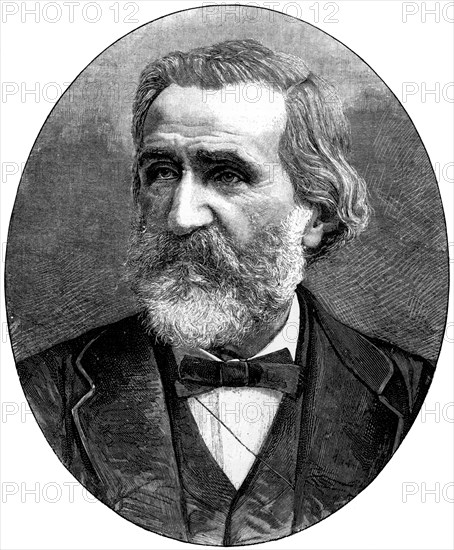 Giuseppe Verdi, Italian operatic composer, 1887. Artist: Unknown