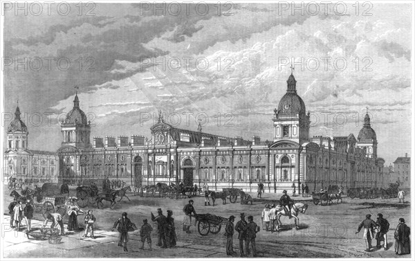 The new Metropolitan Poultry Market, Smithfield, London, 1875. Artist: Unknown