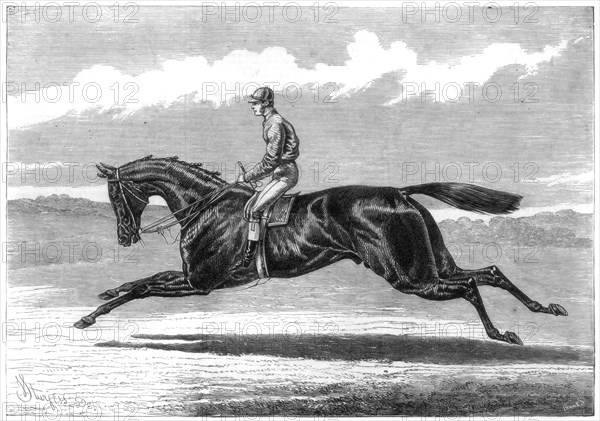 'Galopin', Derby winner, 1875. Artist: Crane