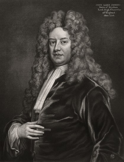 John Somers, 1st Baron Somers, English politician, 1700s (1906). Artist: Unknown
