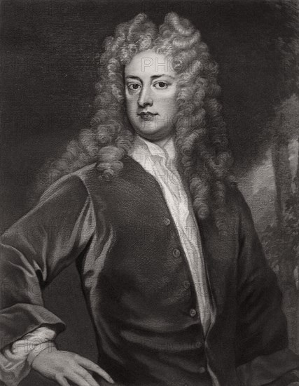 Joseph Addison, English politician and writer, c1703-1712 (1906). Artist: Unknown