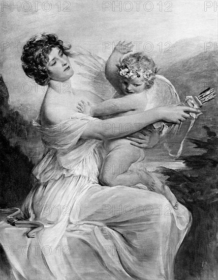 'Captive Cupid', 1899. Artist: Unknown