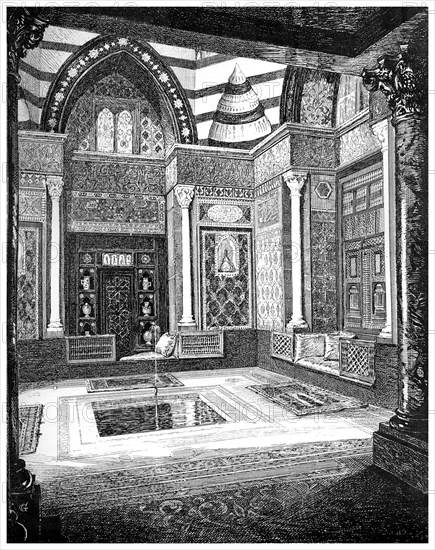 The Arab Hall, c1880-1882. Artist: Frederic Leighton