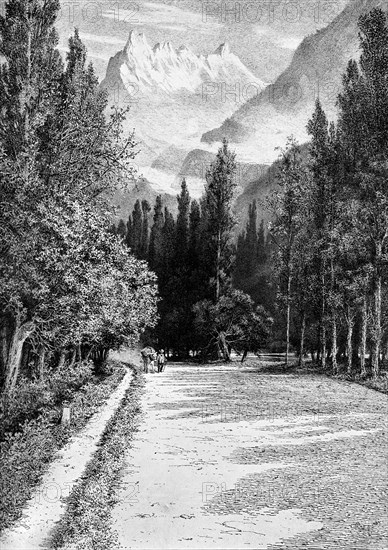 'The Dent du Midi from the Valley of the Rhone', 1900. Artist: Unknown