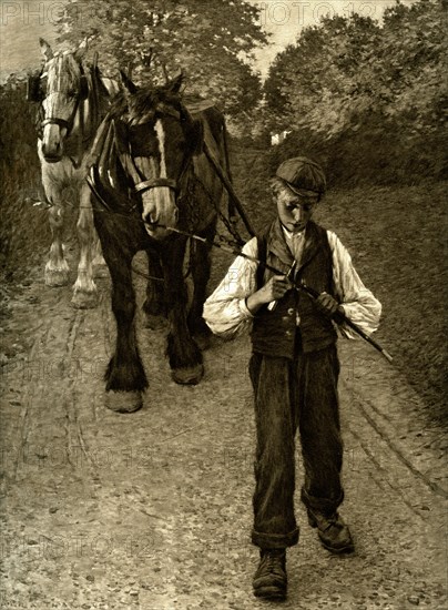 'The Plough Boy', 1900. Artist: Unknown